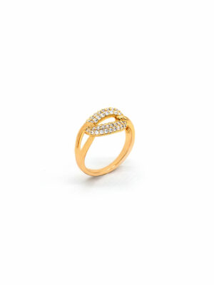 Bague Ovale Tour en Zircon