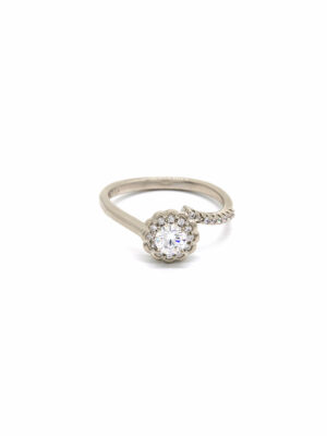 Bague Solitaire en zircon
