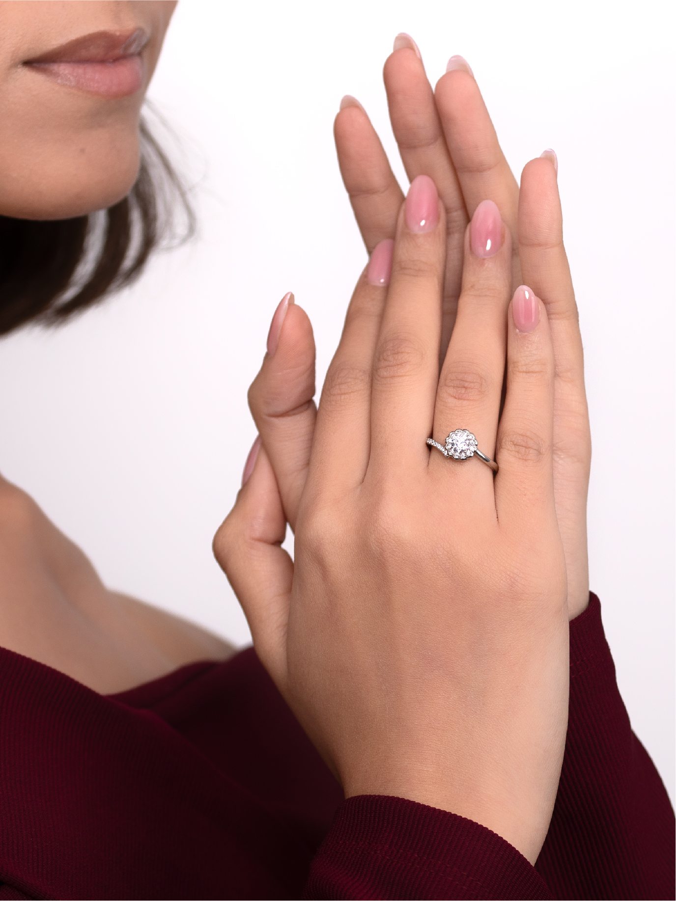 Bague Solitaire en zircon
