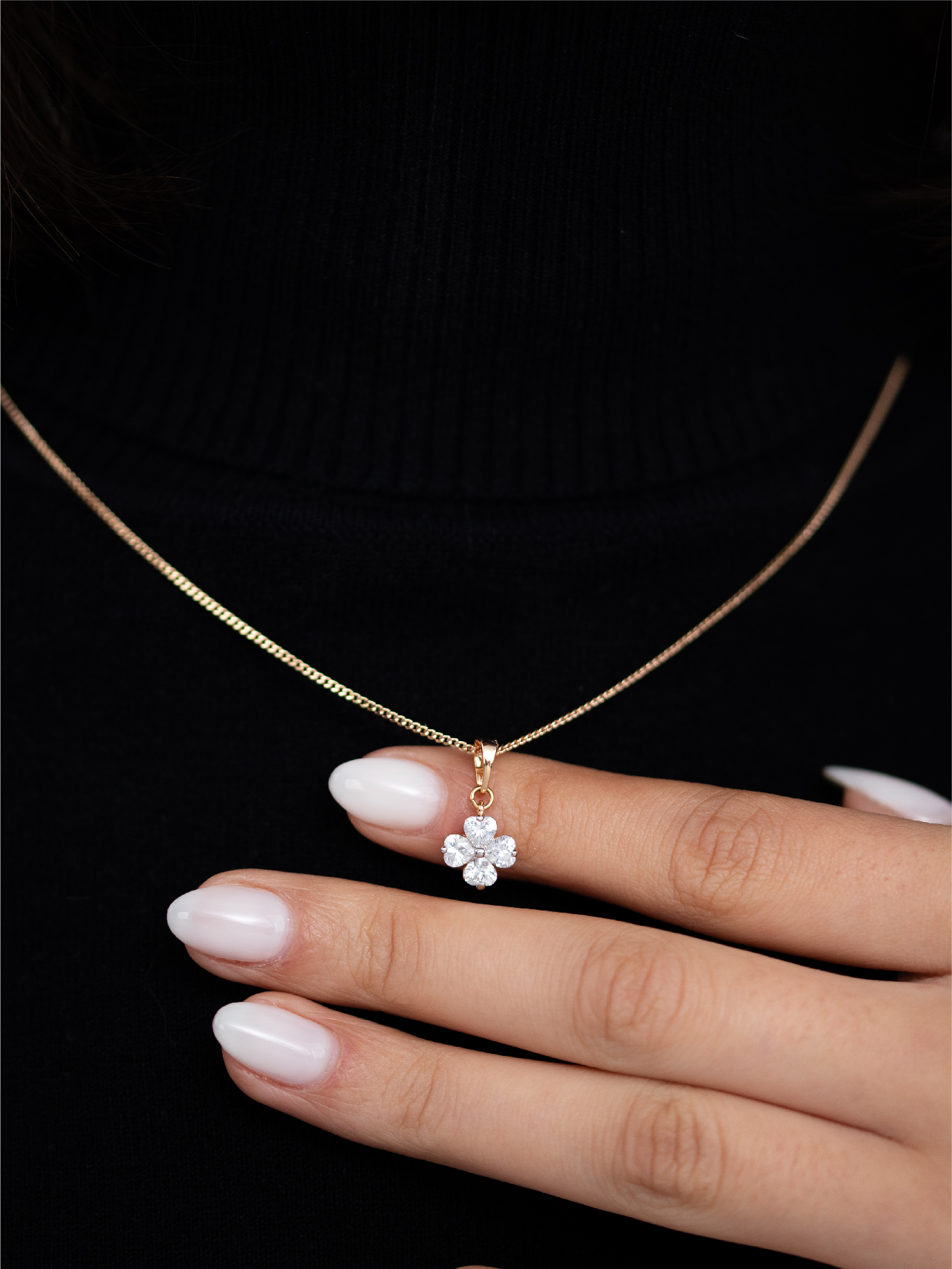 Collier pendentif Floral