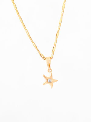 Collier Etoile de Mer avec zircon