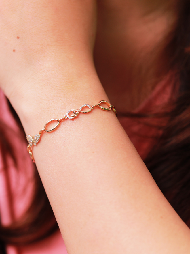 Bracelet Papillon en zircon