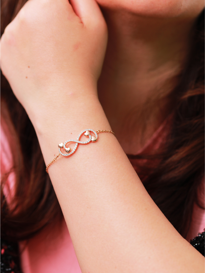 Bracelet Infinity love