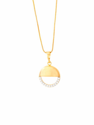 Collier Demi-Cercle en Zircons