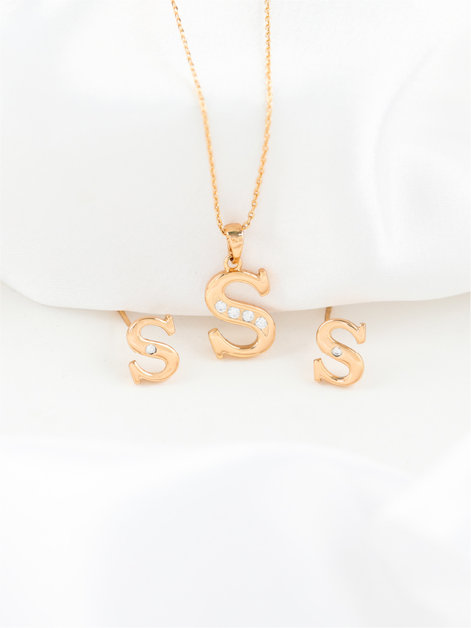 Parure Parure Lettre "S" Hypoallergénique