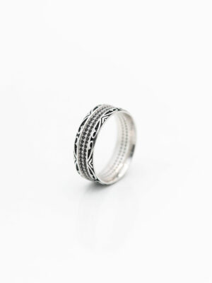 Bague Alliance Homme en Argent 925
