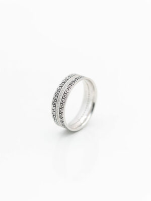 Bague Alliance Homme en Argent 925