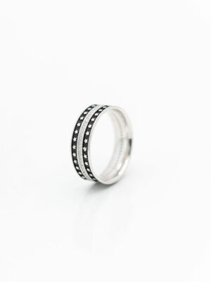 Bague Alliance Homme en Argent 925