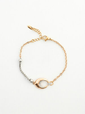 Bracelet Bicolore Doré & Argenté - Hypoallergénique