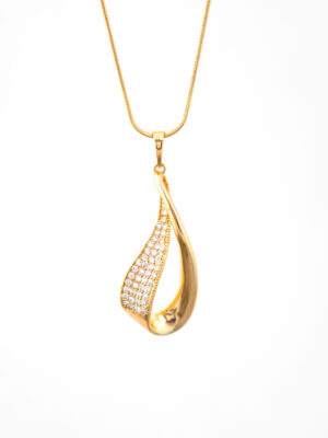 Collier Goutte Dorée- Hypoallergénique