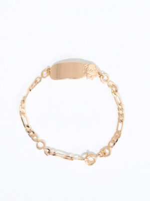 Bracelet Doré Chiot – Hypoallergénique & Personnalisable