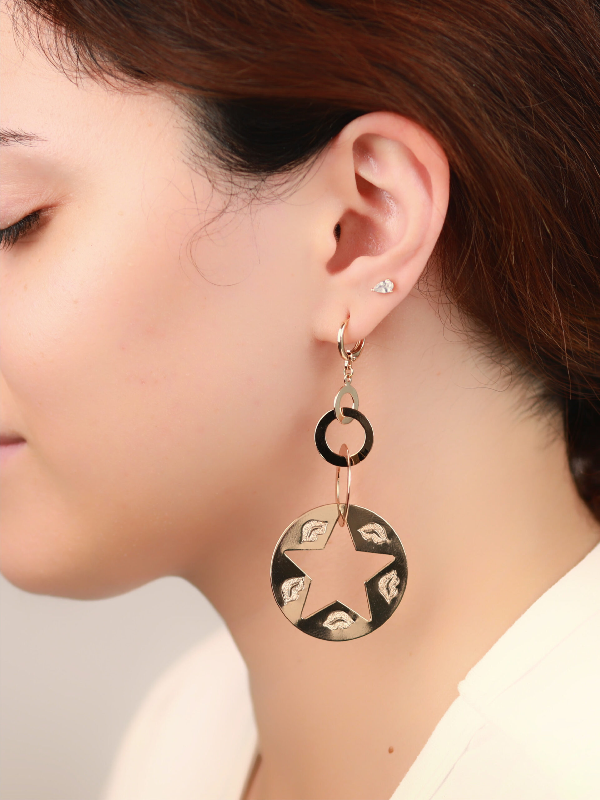 Boucles d’Oreilles Chic Dorées – Hypoallergéniques