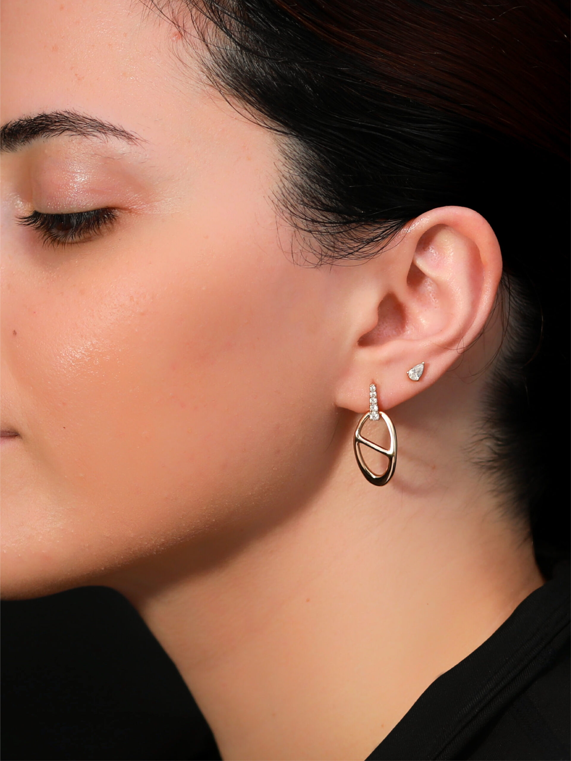 Boucles d’Oreilles Chic Dorées – Hypoallergéniques