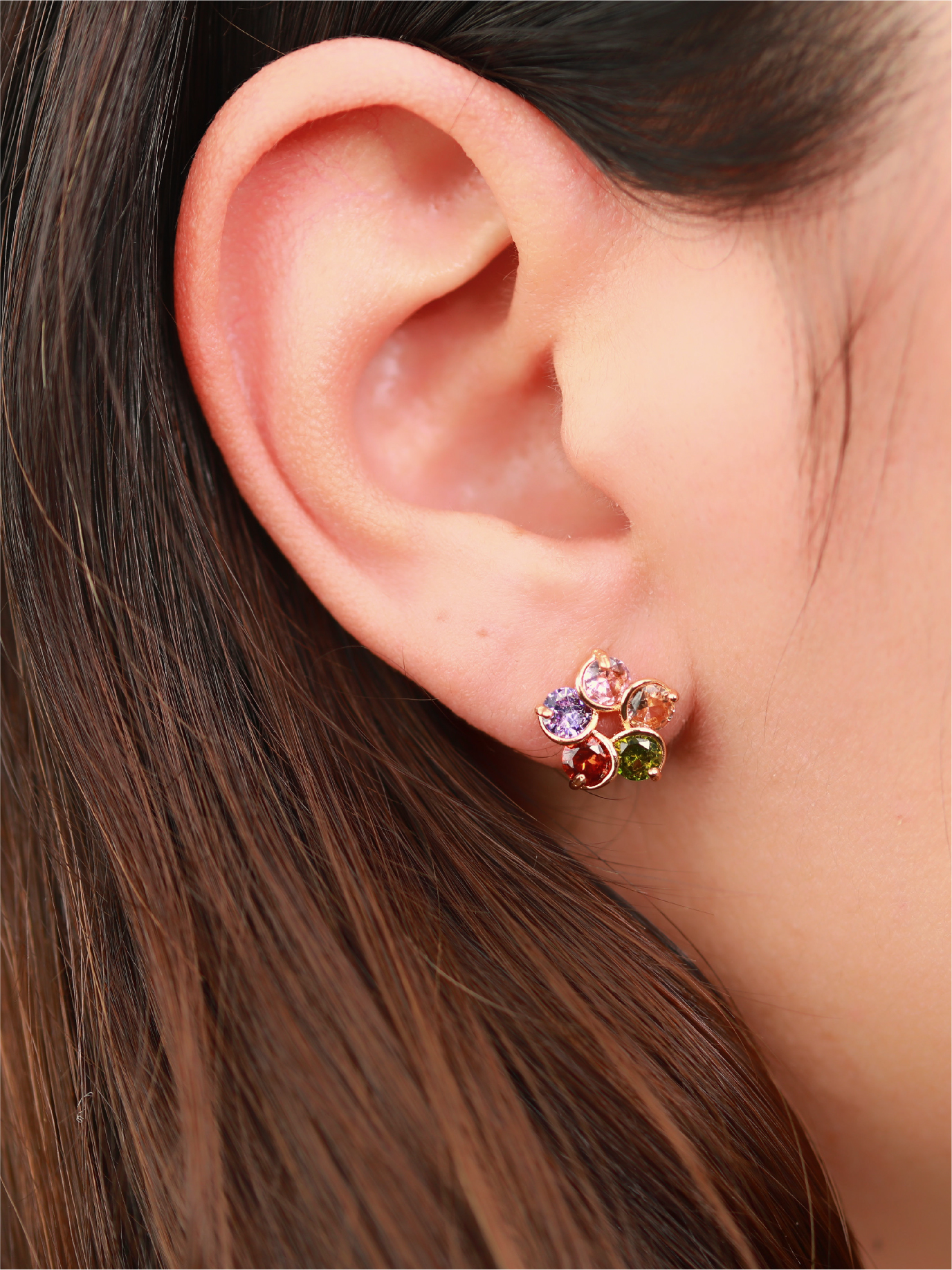 Boucles d’oreilles à vis femme