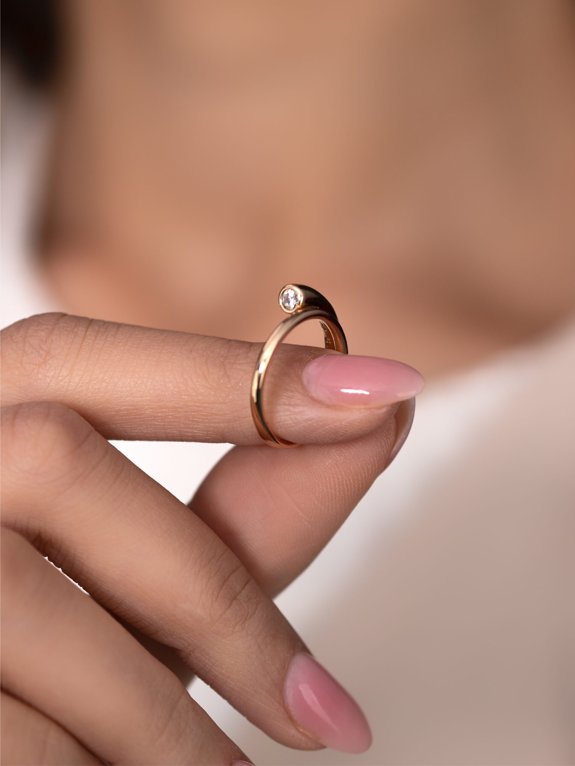 Bague Anneau Ouvert Lisse – Minimalisme Chic