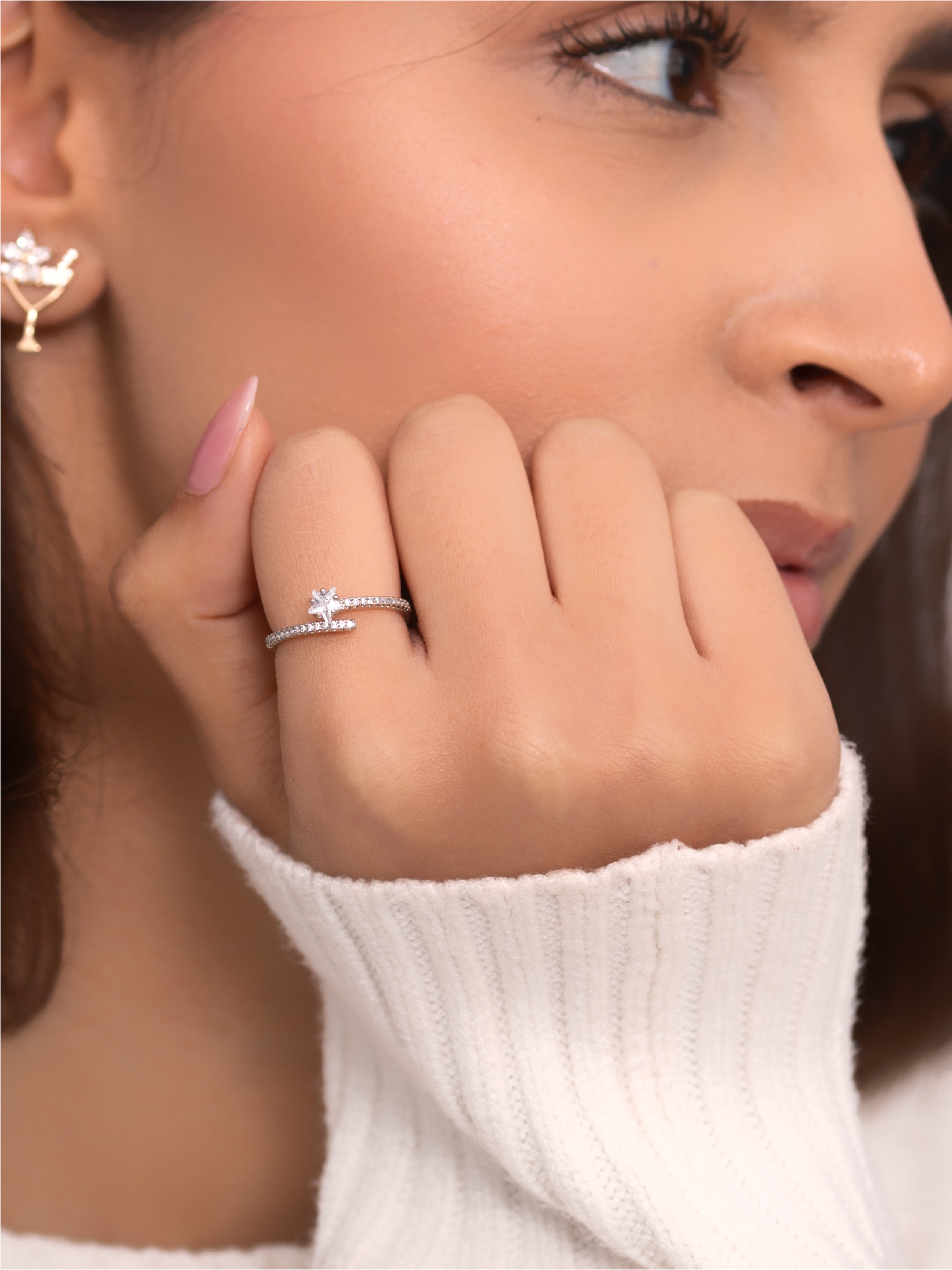 Bague Anneau Étoile