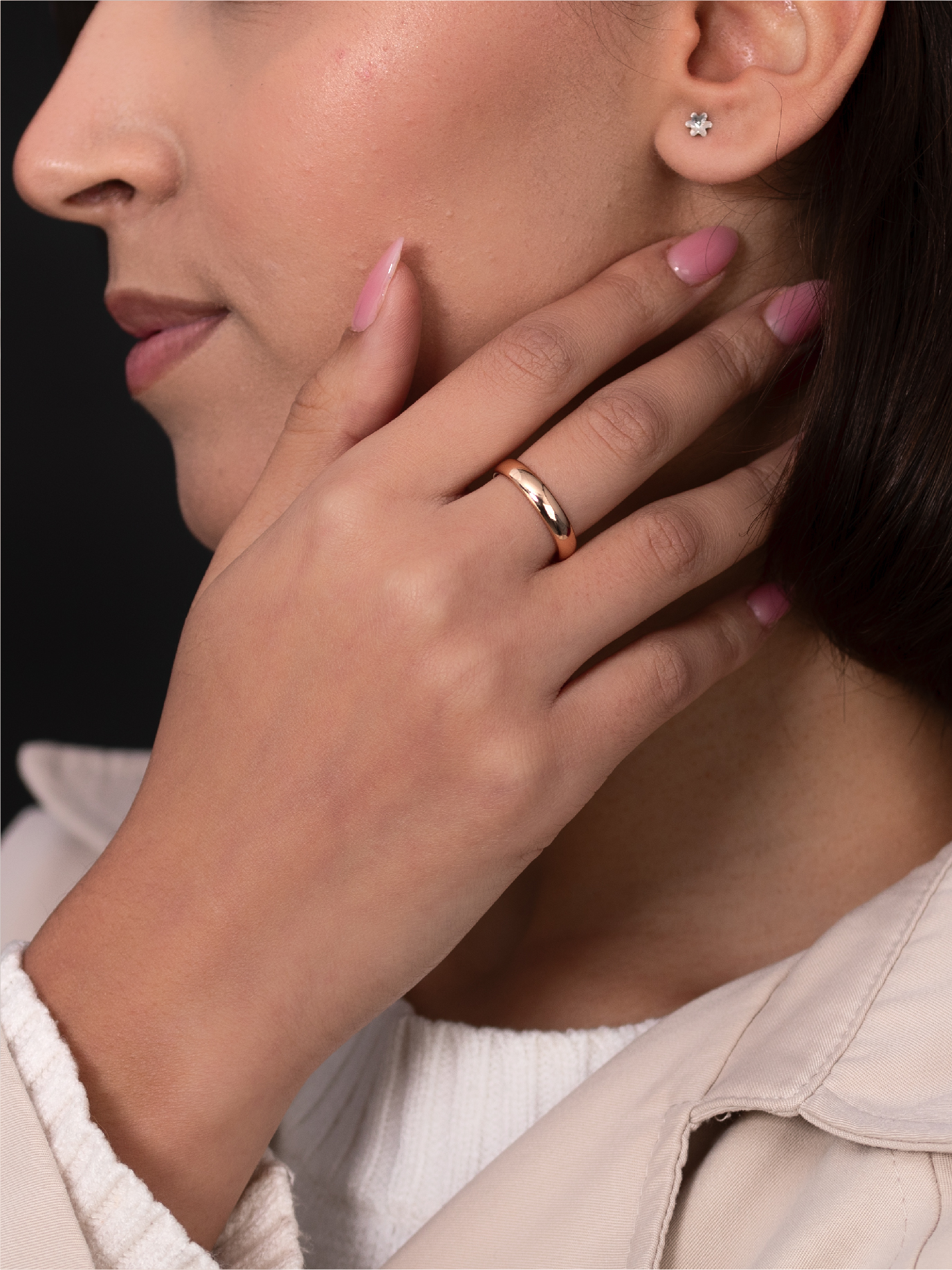 Bague Anneau Classique Lisse