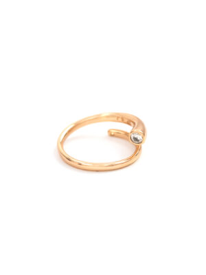 Bague Anneau Ouvert Lisse – Minimalisme Chic