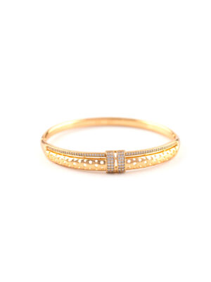 Bracelet Doré Zircon Ajouré