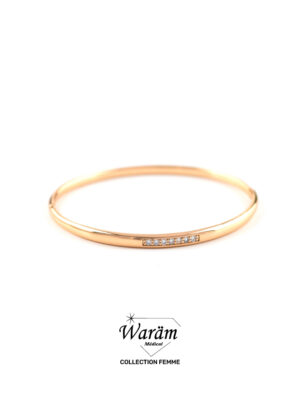 Bracelet Jonc Fin Doré