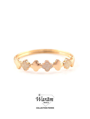 Bracelet Trèfle Zircons Chic