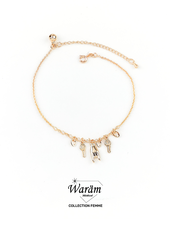 Bracelet de Cheville Femme Hypoallergénique