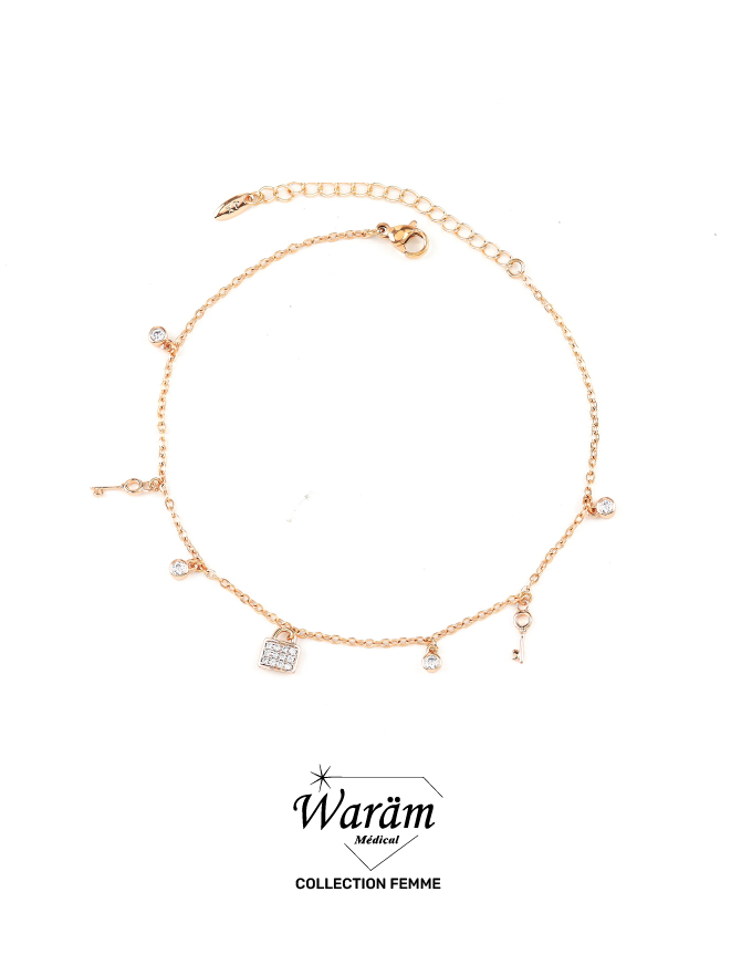 Bracelet de Cheville Femme Hypoallergénique