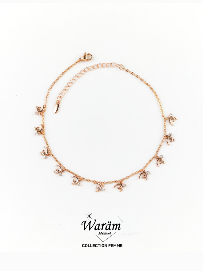 Bracelet de Cheville Femme Hypoallergénique
