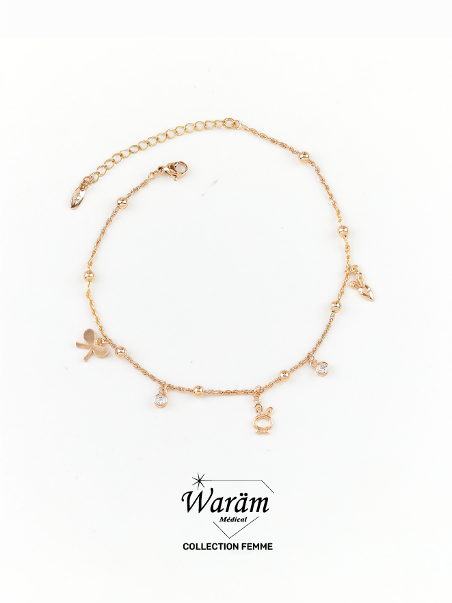 Bracelet de Cheville Femme Hypoallergénique