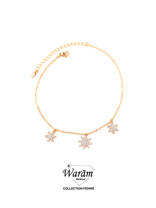 Bracelet de Cheville Femme Hypoallergénique