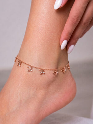 Bracelet de Cheville Femme Hypoallergénique