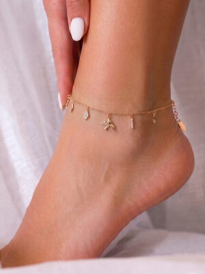 Bracelet de Cheville Femme Hypoallergénique