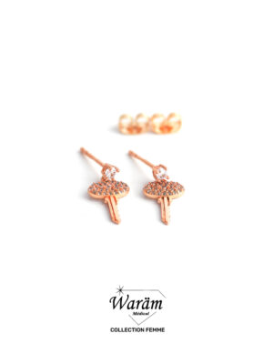 Boucles d'oreilles à vis clé