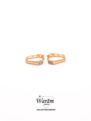 Boucles d'oreilles enfant creoles