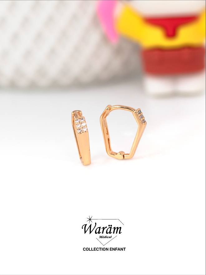 Boucles d'oreilles enfant creoles