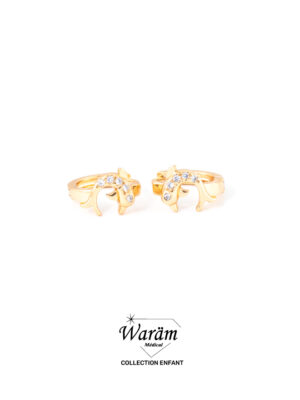 Boucles d'oreilles enfant dauphin