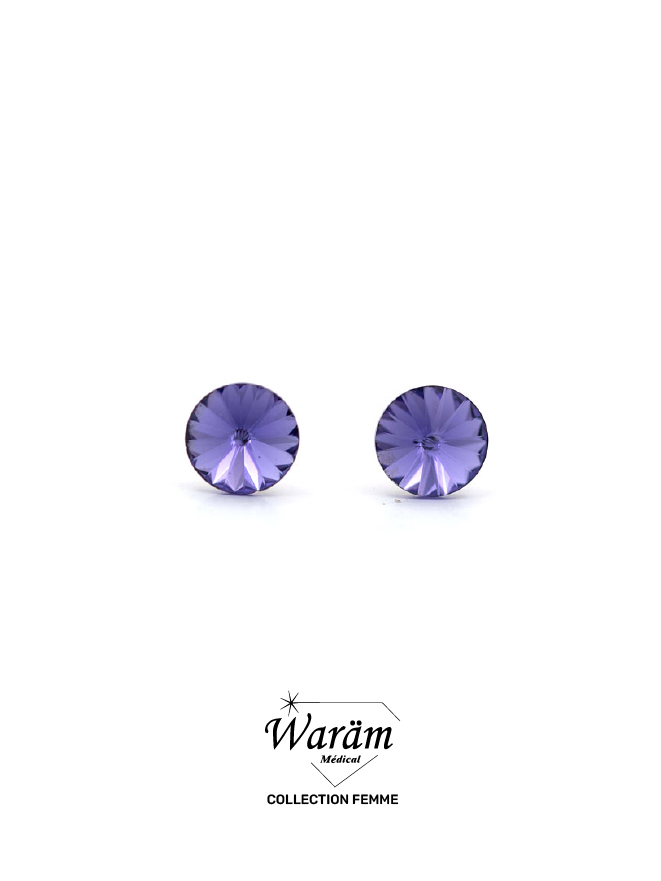 boucles-oreilles-vis-femme-cristal-lavande Boucles d'oreilles à vis femme cristal lavande
