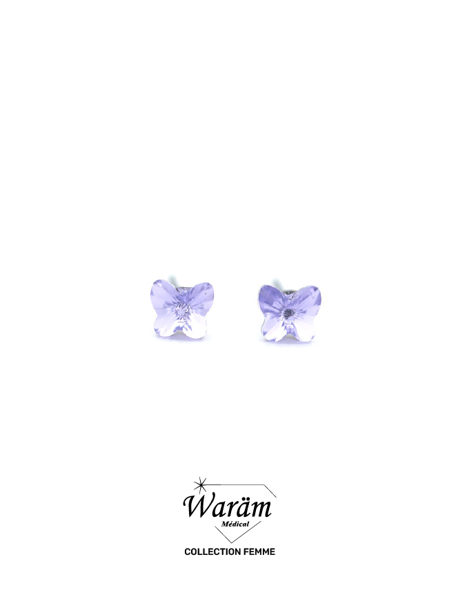 boucles-oreilles-vis-femme-papillon-cristal-lavande Boucles d'oreilles à vis femme papillon cristal lavande
