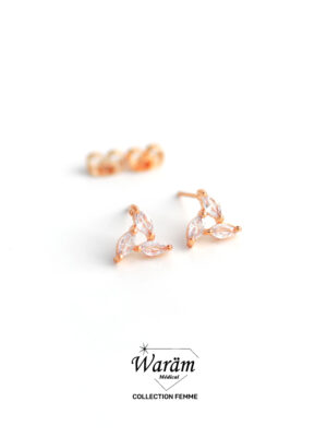 Boucles d'oreilles à vis hélice